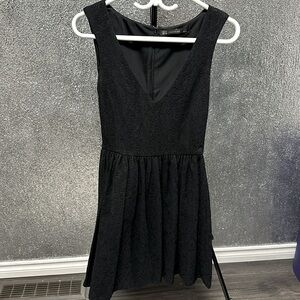 Trafaluc by Zara - Black Lace Skater Dress